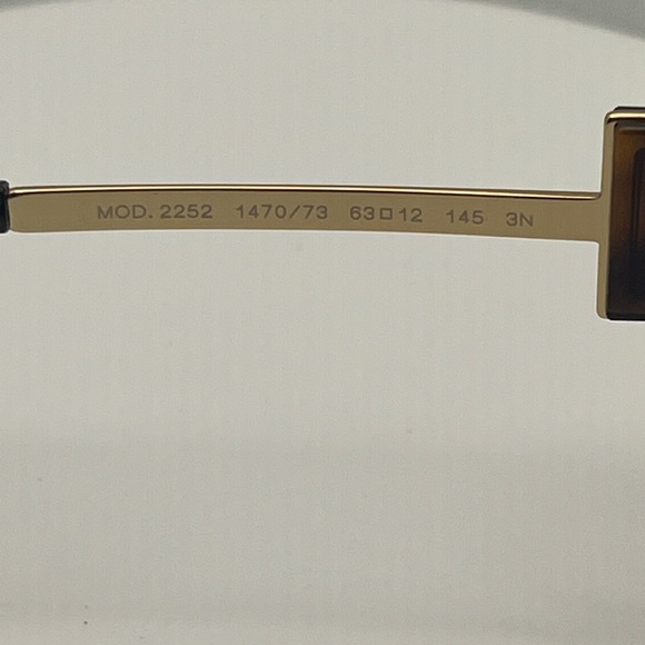 Versace Gold and Brown Sunglasses - Picture 6 of 6